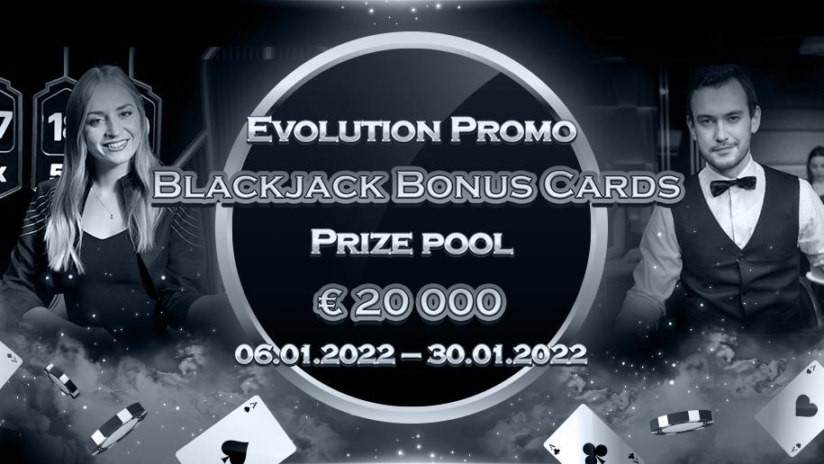 Evolution Promo "Blackjack Bonus Cards"